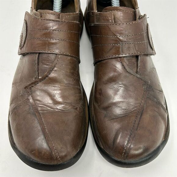 Romika Women's Chocolate Brown Leather Slip-On Casual Loafers Size 40 (US 9-9.5) - Picture 6 of 12